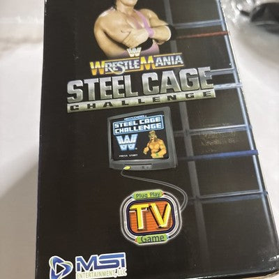 WWE WrestleMania Steel Cage Challenge Plug & Play TV Game *Never Used*