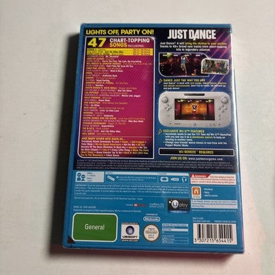 Just Dance 4 Nintendo Wii U PAL with Manual *New Sealed*