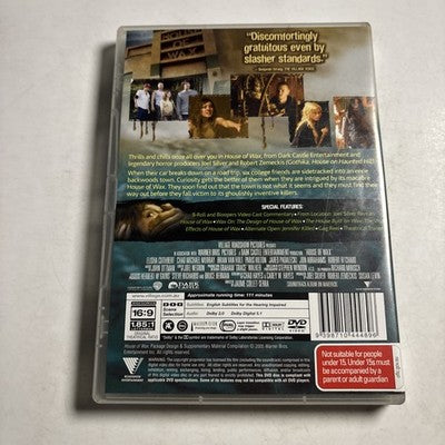 The House of Wax (DVD, 2005) Brian Van Holt, Paris Hilton,  Region 4