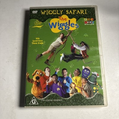 The Wiggles - Wiggly Safari (DVD, 2002) Steve Irwin  Region 4