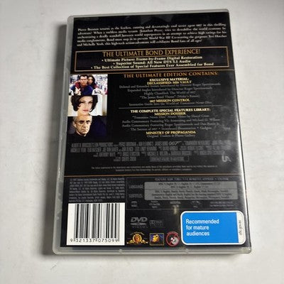 Tomorrow Never Dies (Ultimate Edition, DVD, 1997) Pierce Brosnan Region 4 NEW