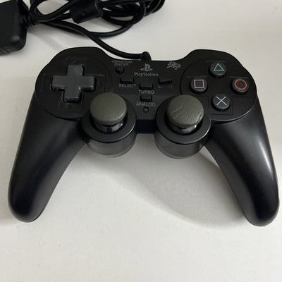 Fujiwork Boomarang PlayStation Controller with Turbo for PS1 PS2 PXK2CR-BK