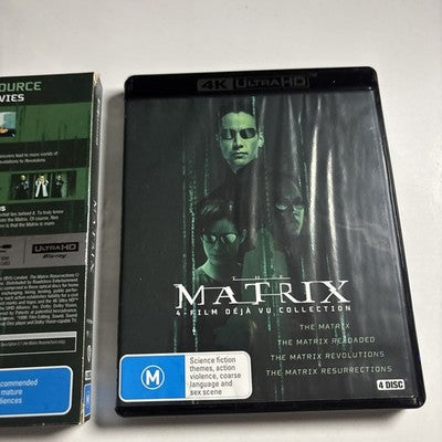 The Matrix: 4-Film Deja Vu Collection (4K Ultra HD Blu-ray, 2022)