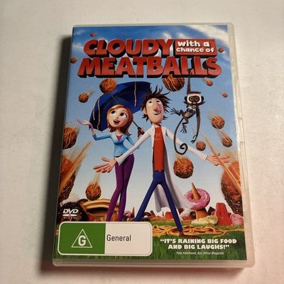 Cloudy with a Chance of Meatballs (DVD, 2009) Region 4