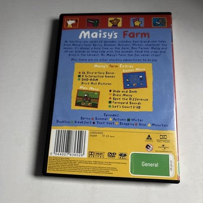 Maisy - Maisy's Farm (DVD, 2000) Region 4,2