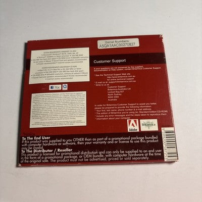 Encyclopaedia Britannica Standard 2005 PC Mac CDROM