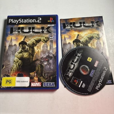 The Incredible Hulk -  PS2 PlayStation 2 Game Complete With Manual PAL