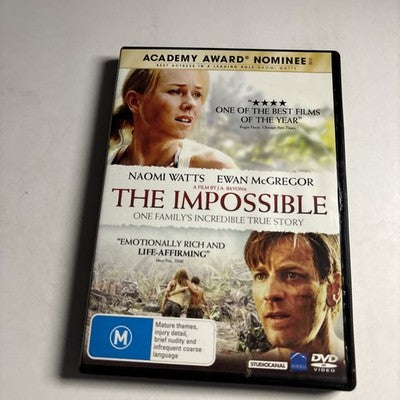 The Impossible (DVD, 2012) Ewan McGregor, Naomi Watts Region 4