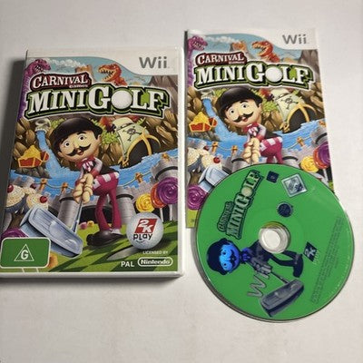 Carnival Games Mini Golf Nintendo Wii - Complete with Manual PAL