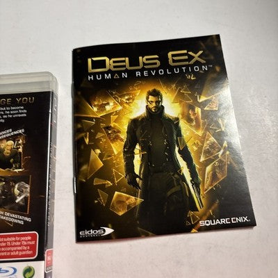 Deus Ex: Human Revolution - PS3 Game in Case w/ Manual