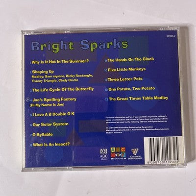 ABC For Kids – Bright Sparks (CD, 2008) Australia D-301023-2