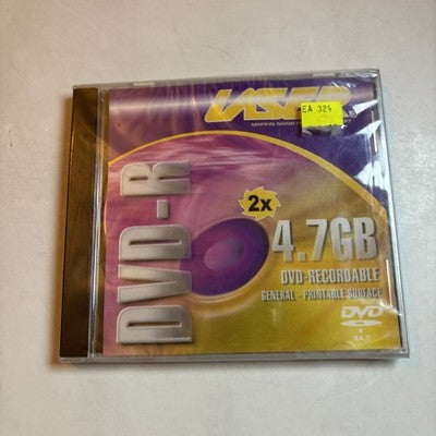 Laser Blank DVD-R 4.7GB Disc Jewel Case *New Sealed*