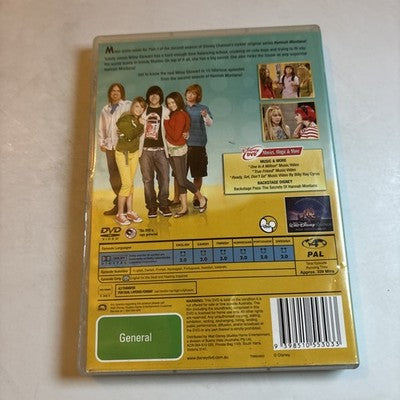 Hannah Montana : Season 2 : Part 1 (DVD, 2008) Region 4