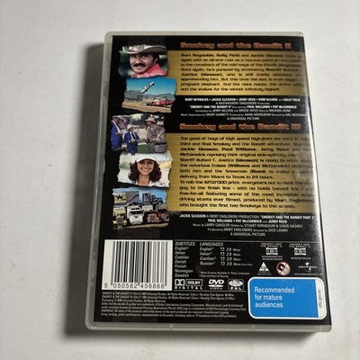 Smokey and the Bandit 2 & 3 (DVD, 1980) Burt Reynolds Region 4,2 NEW