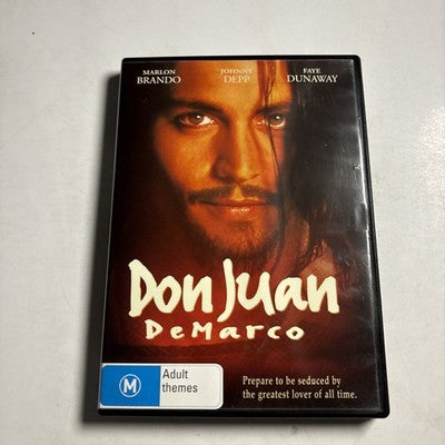 Don Juan De Marco (DVD, 1995) Marlon Brando, Johnny Depp Region 4 NEW