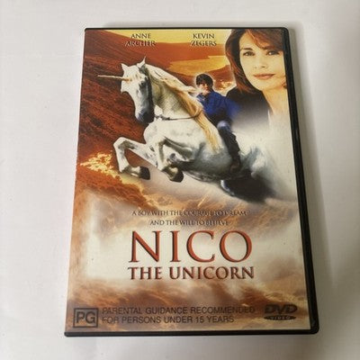 Nico the Unicorn (DVD, 1999) Kevin Zegers, Anne Archer  All Regions