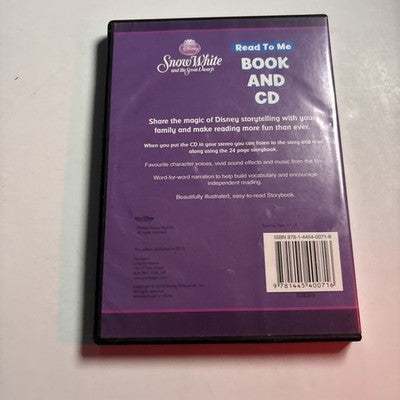 Snow White and the Seven Dwarfs  Read to Me  Book and CD