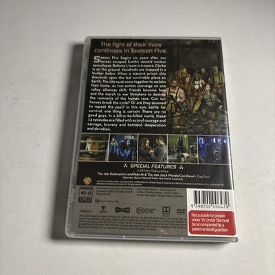 The 100 : Season 5 (DVD, 2018) Region 4 NEW