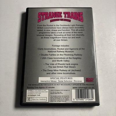 Strange Trains - Including The Rocket (DVD, 2003) All Regions NEW