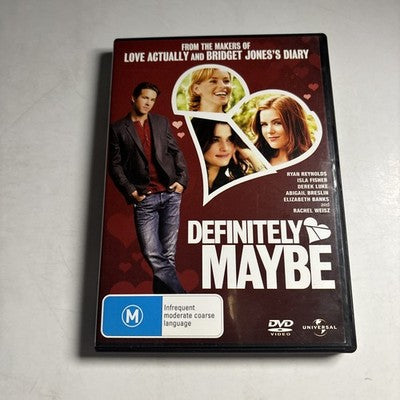 Definitely, Maybe (DVD, 2008) Ryan Reynolds, Isla Fisher Region 4,2 NEW