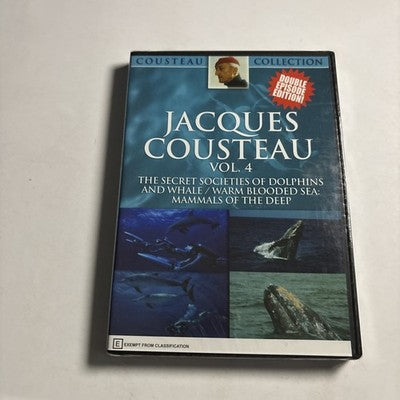 Jacques Cousteau Volume 4 DVD All Regions *New Sealed*