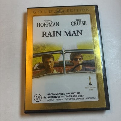 Rain Man (Gold Edition, DVD, 1988) Dustin Hoffman, Tom Cruise Region 4 NEW