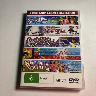 Snow White / Little Princess / Sleeping Beauty / Moby Dick / Cinderella DVD