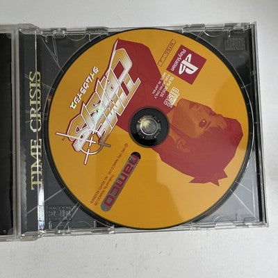 Time Crisis 1 PS1 Sony PlayStation NTSC-J Japanese 1996 Light Gun Game Complete
