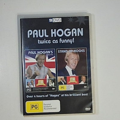 Paul Hogan's Twice As Funny : England / Stand Up Hoges (DVD, 2-Disc) All Regions