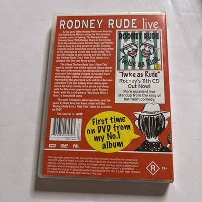 Rodney Rude - Rude Rude Rodney Rude : Vol 1 (DVD, 1984) All Regions
