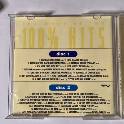 Various – 100% Hits The Best Of '96 (CD, 1996, 2-Disc) Australia 9876602