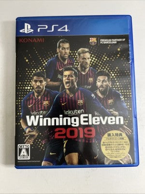 Winning Eleven 2019 PS4 Sony PlayStation 4 Konami Soccer Japanese Game