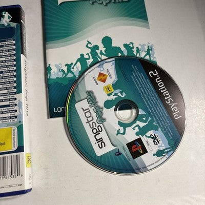 SingStar Pop Hits SONY PLAYSTATION 2 PS2 PAL Game