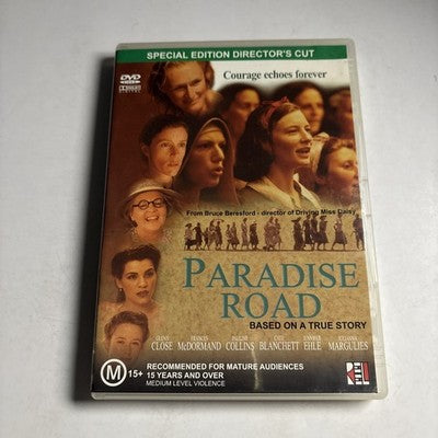 Paradise Road (DVD, 1997) Cate Blanchett Region 4