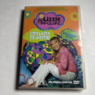 Lizzie Mcguire - Lizzie and Kate's Big Adventure : Vol 6 (DVD, 2002) Region 4