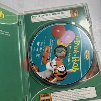 Book of Pooh - Fun with Manners (DVD, 2002) Region 4