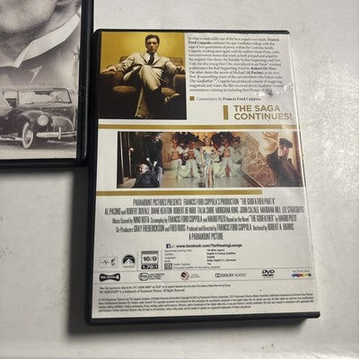 The Godfather 1,2,3 Trilogy (DVD, 2017) Region 4