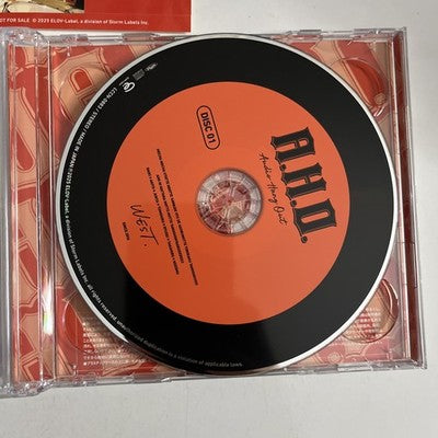 West -  A.H.O. Audio Hang Out (CD + Blu-ray, 2025, 2-Disc) Japan Obi