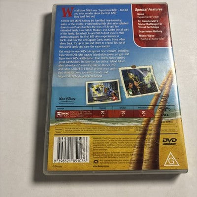 Stitch - The Movie (DVD, 2002) Region 4