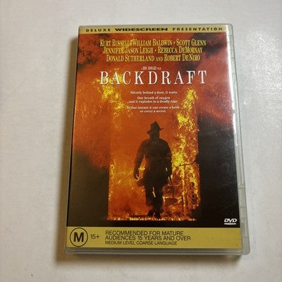 Backdraft (DVD, 1991) Kurt Russell, Robert DeNiro Region 4 NEW