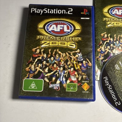 AFL Premiership 2006 PS2 Sony Playstation 2 PAL Manual