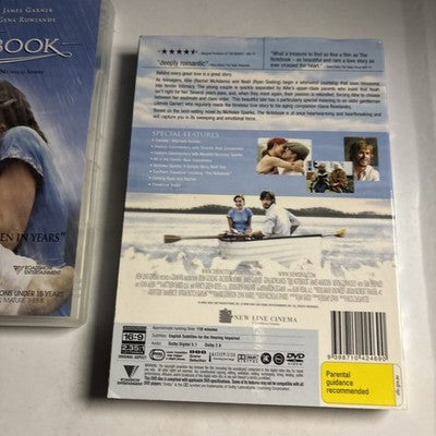 The Notebook - Platinum Edition (DVD, 2004) Ryan Gosling, Region 4