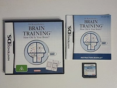 Dr Kawashima's Brain Training (Nintendo DS, 2006) All Regions