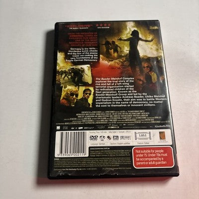 The Baader Meinhof Complex (DVD, 2008) Nadja Uhl, Johanna Wokalek, Region 4