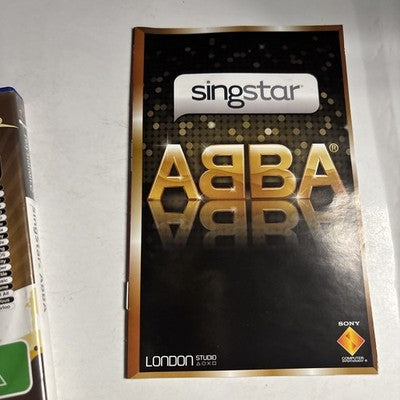 Singstar ABBA PS2 Playstation 2 PAL Complete With Manual