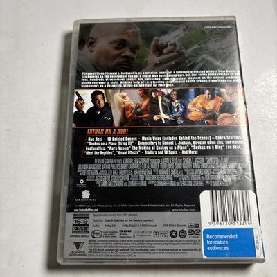 Snakes on a Plane (DVD, 2006) Samuel L Jackson Region 4
