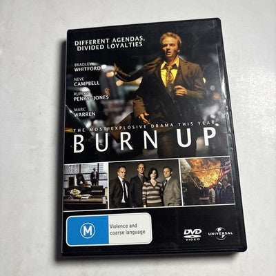 Burn Up (DVD, 2008) Neve Campbell, Bradley Whitford Region 4