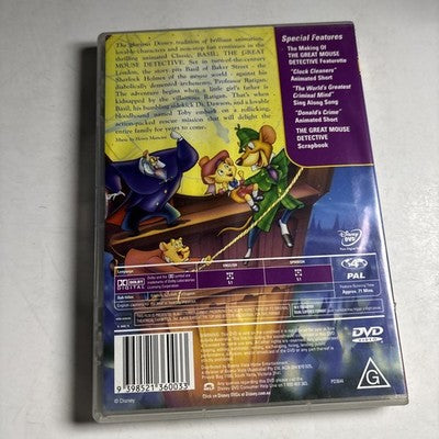 Basil - The Great Mouse Detective (DVD, 1986) Disney Region 4