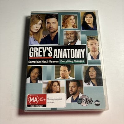 Grey's Anatomy : Season 9 (DVD, 2012) Region 4