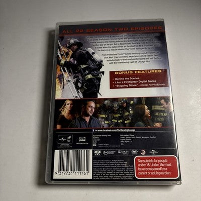 Chicago Fire : Season 2 (DVD, 2013) Region 4,2